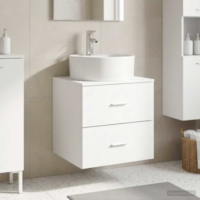 Wall-mounted sink cabinet...