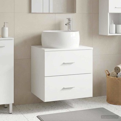 Wall-mounted sink cabinet...