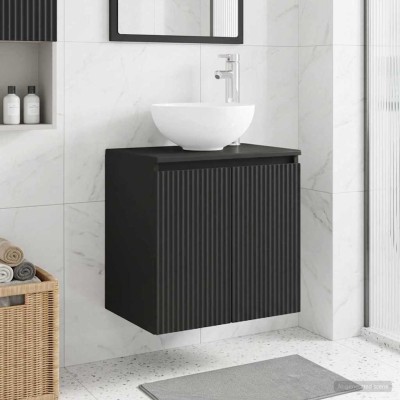 Wall sink cabinet Black...
