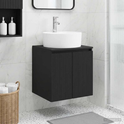 Wall sink cabinet Black...