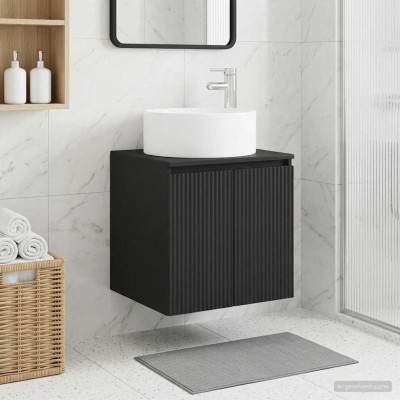 Wall-mounted sink vanity...