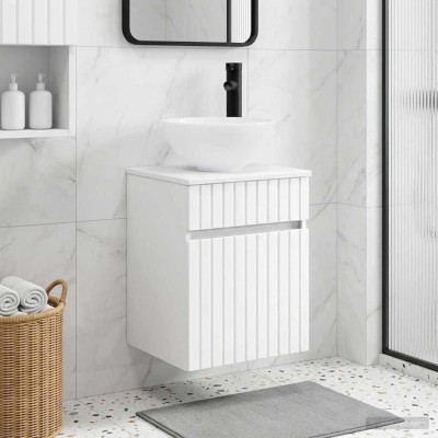 Wall-mounted sink vanity...