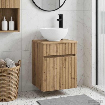 Wall-mounted sink vanity...