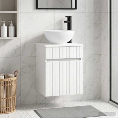 Wall-mounted sink vanity...