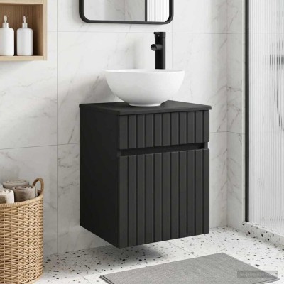 Wall-mounted sink vanity...