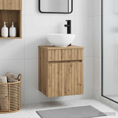 Wall-mounted sink vanity...