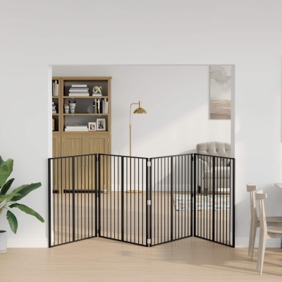 Dog gate 4 pcs. Black 100 x...