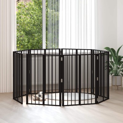 Dog gate 8 pcs. Black 60 x...