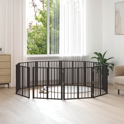 Dog gate 10 pcs. Black 60 x...