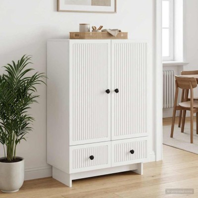 Cabal White 66 x 34.5 x 95...