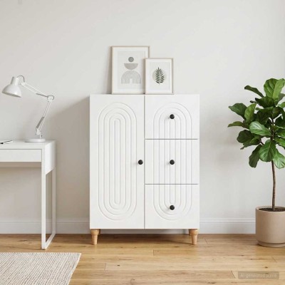 Cabal White 66 x 34.5 x 90...