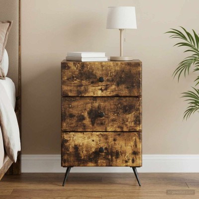 Bedside cabinet Smoked oak...