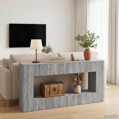 Console table Striped Gray...