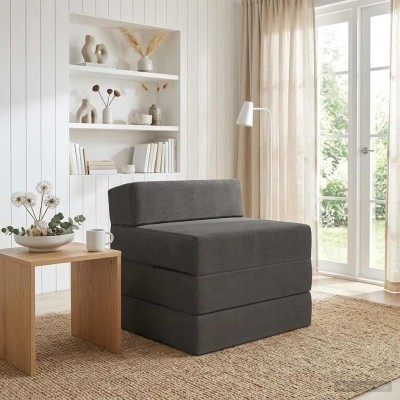 Folding Sofa Bed Dark gray...
