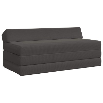 Folding Sofa Bed Dark Gray...