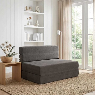 Folding Sofa Bed Dark Gray...