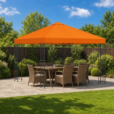 Gazebo 3 x 3 m Orange...