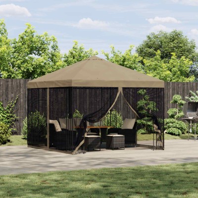Garden gazebo with side...