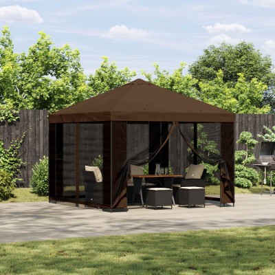 Garden gazebo with side...