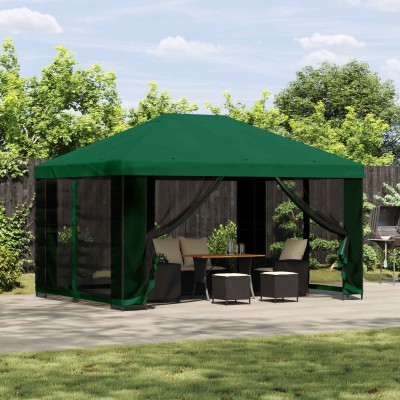 Garden gazebo with side...