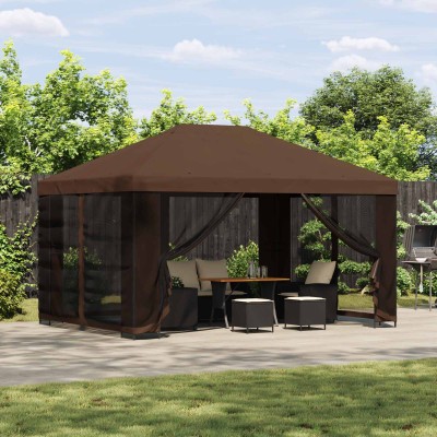 Garden gazebo with side...