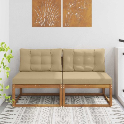 Outdoor Medium Sofa with...