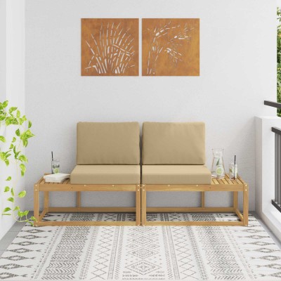 Outdoor Back Sofa 2 Piece...