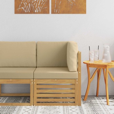 Outdoor corner sofa Solid...