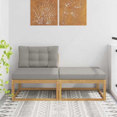 2 Unit Outdoor footstool...