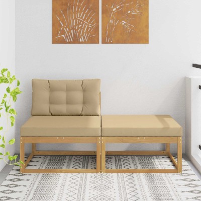 2 Unit Outdoor footstool...