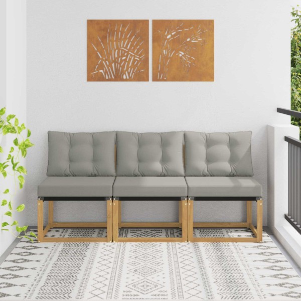 3 Vienetas Lauko Vidurinis Sofa