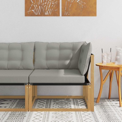 Outdoor corner sofa Solid...