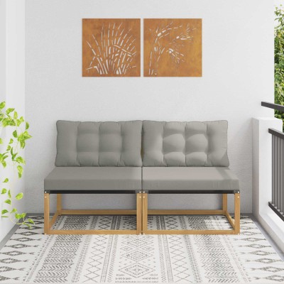 Outdoor Medium Sofa Solid...
