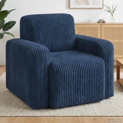 Armchair Navy blue Manchester