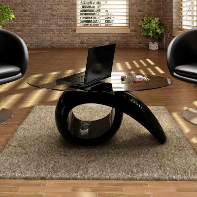 Coffee table. with oval...