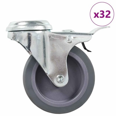 Castors, 32 pcs., 75 mm,...