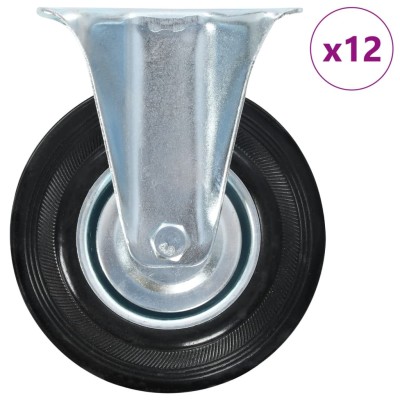 Fixed wheels, 125 mm, 12 pcs.