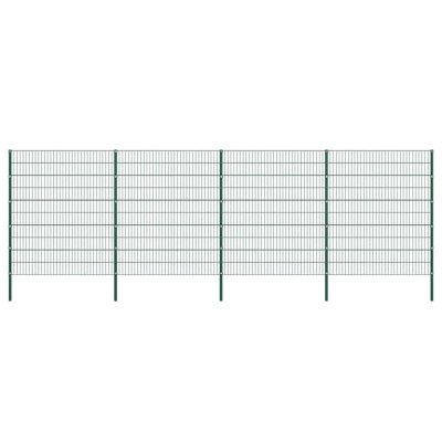 Fence panel with posts,...