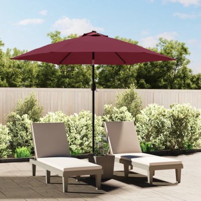 Garden parasol with metal...