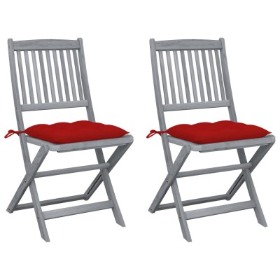 Folding outdoor chairs with...