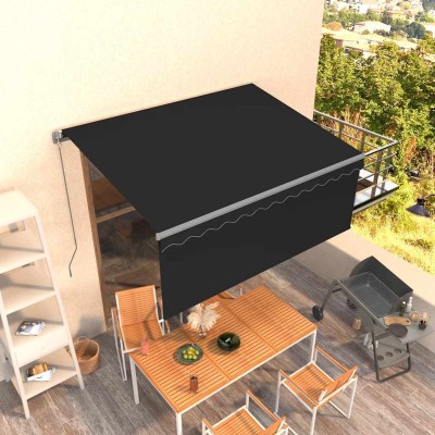 Manual retractable awning,...