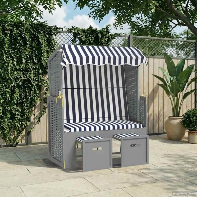 Beach chair with canopy,...