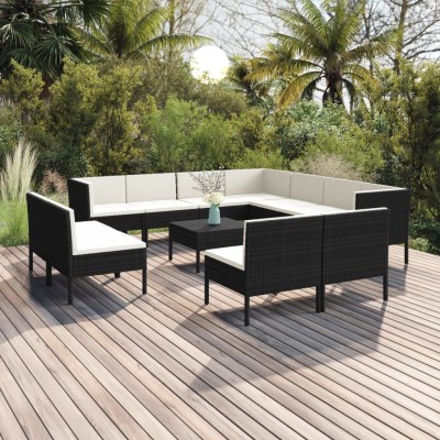 Garden set with cushions,...