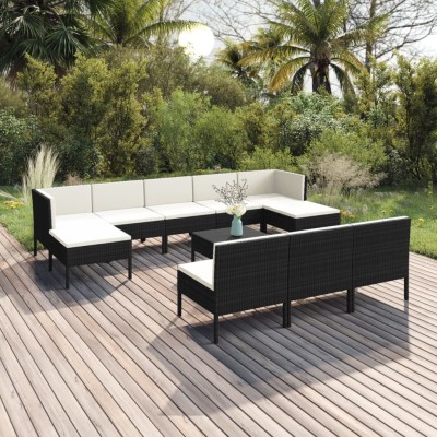 Garden set with cushions,...