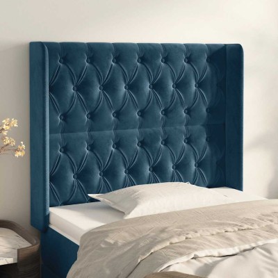 Headboard with ears, blue,...