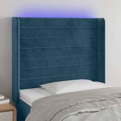Headboard with LED, dark...