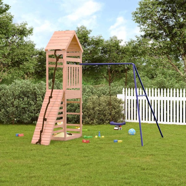 Outdoor playground set, solid Douglas fir