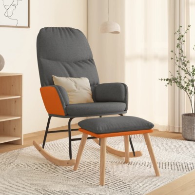 Rocking chair with stool,...