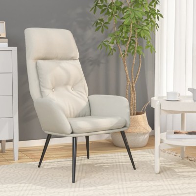 Lounge chair, cream color,...