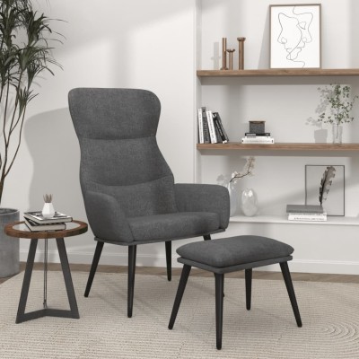 Lounge chair with stool,...
